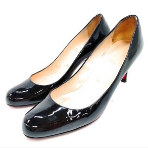 Christian Louboutin Black Patent Leather Heels